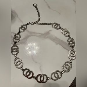 SILVER CHAIN LINK BELT